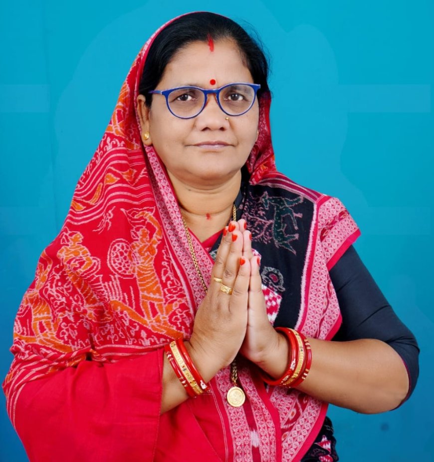 ନବ ବର୍ଷର ଶୁଭେଚ୍ଛା ଜଣେଇଲେ ଶ୍ରୀମତୀ କୁନି ସାହୁ,କର୍ଲାମୁଣ୍ଡା ବ୍ଲକ ଅଧକ୍ଷ୍ୟା
