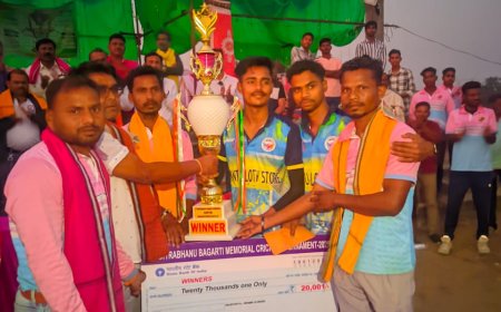 ସତ୍ୟନାରାୟଣ ୟୁଥ ସ୍ପୋର୍ଟିଂ  ବିଶିମୁଣ୍ଡା ପକ୍ଷରୁ  ମିତ୍ରଭାନୁ ବଗର୍ତ୍ତୀ ସ୍ମାରକୀ କ୍ରିକେଟ ଟୁର୍ଣ୍ଣାମେଣ୍ଟ*-  *ଖାରି ଦଳ ଚାମ୍ପିଅନ*-