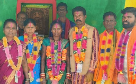 ପଡୋଶୀ ଛତିଶଗଡ ରାଜ୍ୟରେ ଦୁଇ ପଞ୍ଚାୟତ ରେ ସ୍ୱାମୀ ଏବଂ ସ୍ତ୍ରୀ ନିର୍ବାଚିତ ସରପଞ୍ଚ ।