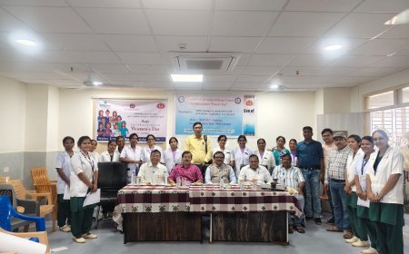 ଜିଲ୍ଲା ମୁଖ୍ୟ ଚିକିତ୍ସାଲୟ ମିଟିଙ୍ଗ ହଲ ଠାରେ ଅନ୍ତର୍ଜାତୀୟ ମହିଳା ଦିବସ ପାଳିତ :