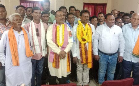 ସଇଁତଲାରେ ବିଜେପି ଦଳର ସାଙ୍ଗଠନିକ ବୈଠକ , ନୂତନ ସାଂସଦ ପ୍ରତିନିଧି ଗଦାଧର ବଗର୍ତି ଙ୍କୁ ସମ୍ବର୍ଦ୍ଧନା