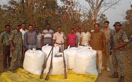 ୪କୁଇଣ୍ଟାଲ ରୁ ଉର୍ଦ୍ଧ୍ଵ ଗଞ୍ଜେଇ ସହ ୩ଟି ଦେଶୀ ବନ୍ଧୁକ ଓ ଗୁଳି ଜବତ