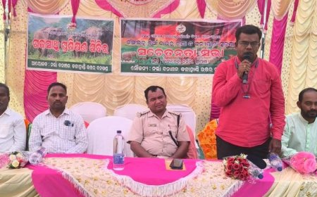 ବନ ବିଭାଗ ର ସଚେତନତା ସଭା :