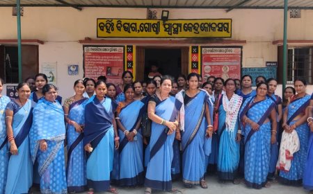 ଦରମା ନାହିଁ ତ କାମ ନାହିଁ ଦାବି ରେ କାର୍ଯ୍ୟବନ୍ଦ ଆନ୍ଦୋଳନ ରେ କୋକସରା ସିଏଚସି ଆଶା କର୍ମି