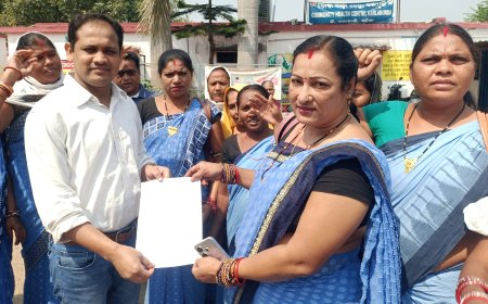 ଆଶା କର୍ମୀ ସଂଘ ର ୯ ଦଫା ଦାବି ପତ୍ର ପ୍ରଦାନ......