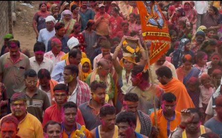 ଓଲମା ଗ୍ରାମରେ ଦହିହାଣ୍ଡି ଭଗ୍ନ ସହ ଉଯାପିତ ହେଲା ଷୋହଳ ପ୍ରହର ନାମଯଜ୍ଞ: