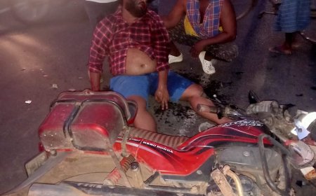 ଦୁଇ ବାଇକ ମଧ୍ୟରେ ଧକ୍କା,ଜଣେ ମୃତ, ଦୁଇ ଗୁରୁତର :