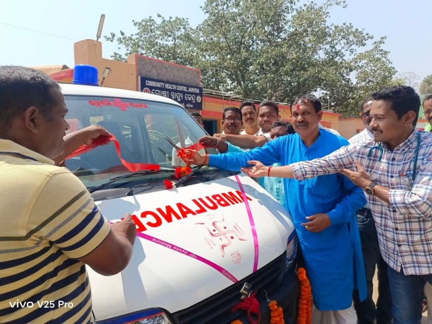 ବିଧାୟକ ଙ୍କ ପ୍ରୟାସ ରେ ଜୟପାଟଣା ସିଏସସି କୁ ମିଳିଲା ଶବ ବାହକ ଗାଡି, ଉଦଘାଟନ କଲେ ବିଧାୟକ :