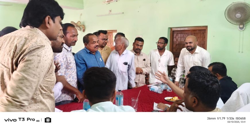 ନୂଆପଡା ଜିଲ୍ଲା ବୋଡେ଼ନ ବ୍ଲକର କରଙ୍ଗମାଳ ପଂଚାୟତ ରେ ପ୍ରବାସୀ ଶ୍ରମିକ ସଚେତନତା ଶିବିର ଅନୁଷ୍ଠିତ :