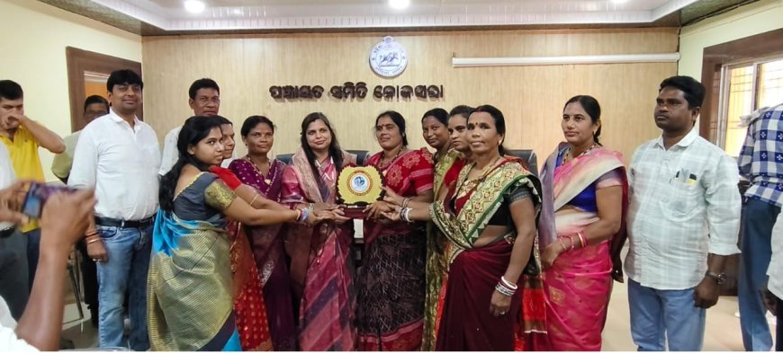କୋକସରା ବ୍ଲକ ଅଧ୍ୟକ୍ଷା ଓ ଉପାଧ୍ୟକ୍ଷ ଙ୍କୁ ସମ୍ବର୍ଦ୍ଧନା କଲେ ଜନ ପ୍ରତିନିଧି ଓ ବ୍ଲକ ପ୍ରଶାସନ ଅଧିକାରୀ