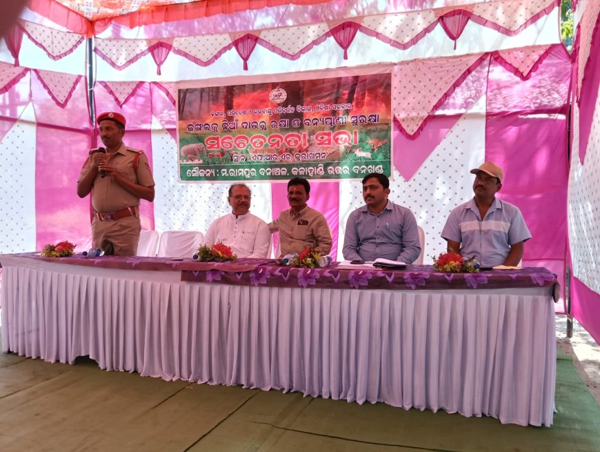 ବନ ବିଭାଗର ସଚେତନତା ସଭା