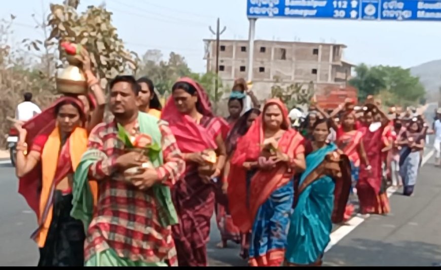 ତୁଳସୀ ରାମାୟଣ ନବାହ୍ନ ପାରାୟଣ ନିମନ୍ତେ କଳସ ଶୋଭାଯାତ୍ରା ଅନୁଷ୍ଠିତ