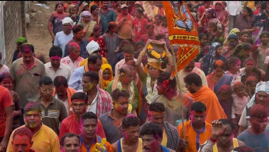 ଓଲମା ଗ୍ରାମରେ ଦହିହାଣ୍ଡି ଭଗ୍ନ ସହ ଉଯାପିତ ହେଲା ଷୋହଳ ପ୍ରହର ନାମଯଜ୍ଞ: