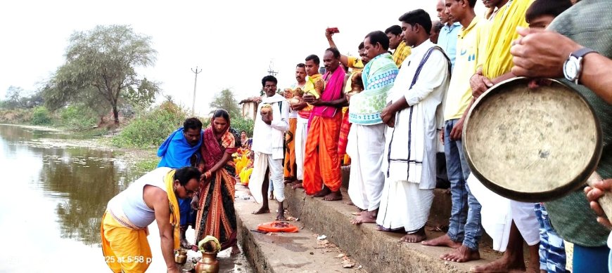*ତେରେସିଂହାରେ ନାମଯଜ୍ଞ ପାଇଁ କଳସ ଶୋଭାଯାତ୍ରା