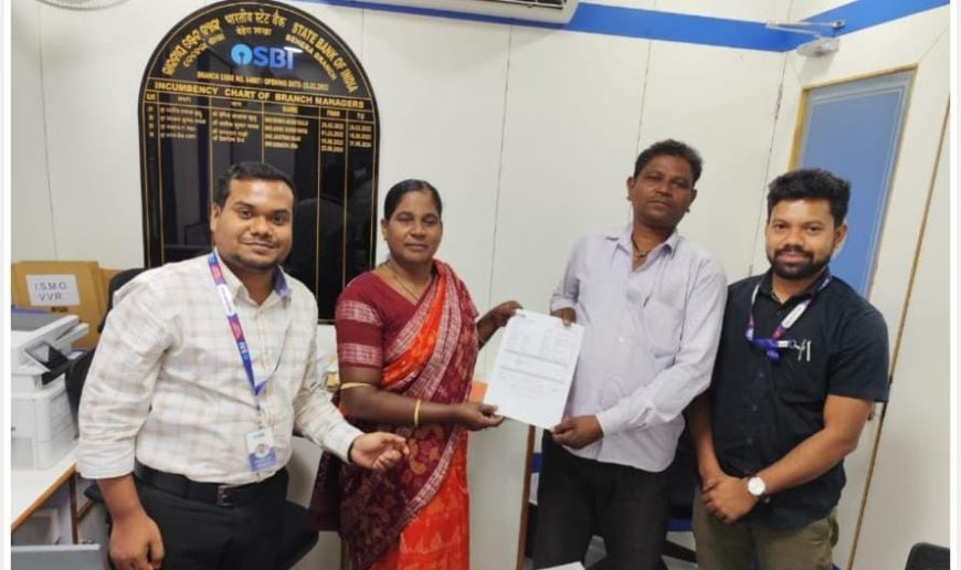 ମୃତକଙ୍କ ପରିବାରକୁ ବେହେରା ଷ୍ଟେଟ ବ୍ୟାଙ୍କର ୨ ଲକ୍ଷ ଟଙ୍କା ବୀମା ରାଶି ପ୍ରଦାନ।