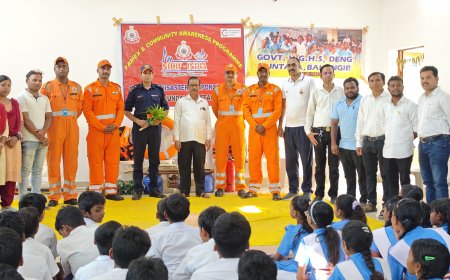 ଏନ୍‌ଡିଆର୍‌ଏଫ୍ ଦ୍ଵାରା ବିପତ୍ତି ଓ ବିପର୍ଯ୍ୟୟ ପରିଚାଳନା ପାଇଁ  ସଚେତନତା କାର୍ଯ୍ୟକ୍ରମ