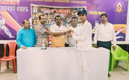 ଇଣ୍ଟର ସ୍କୁଲ୍ କ୍ରିକେଟ ଟୁର୍ଣ୍ଣlମେଣ୍ଟ ଉଦଯାପିତ - ଓଡ଼ିଶା ଆଦର୍ଶ ବିଦ୍ୟାଳୟ ଚମ୍ପିଅନ