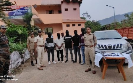 ଠିକାଦାରଙ୍କ ଠାରୁ କ୍ରେଟା ଗାଡ଼ି ଲୁଟିନେଇ ଯାଉଥିଲା ବେଳେ ତୁମୁଡିବନ୍ଧ ପୋଲିସ ହାତରେ ଧରାପଡ଼ିଲେ ୫ ଜଣ ଡକାୟତ :