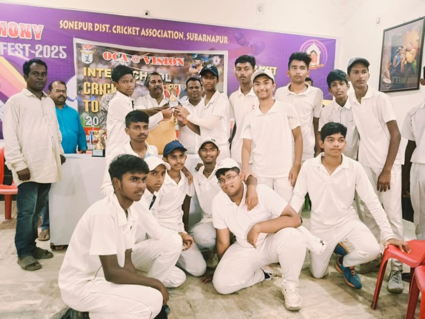 ୧୫ ବର୍ଷ ରୁ କମ୍ ଇଣ୍ଟର କ୍ଲବ୍ ଫୁଟବଲ୍ ଚାମ୍ପିଅନସିପ ପଞ୍ଚମ ଦିବସ ଖେଳ ରେ ...... ବିଜୟୀ
