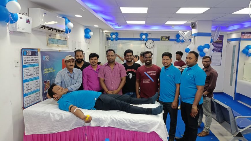 ମନମୁଣ୍ଡା ଷ୍ଟେଟ ବ୍ୟାଙ୍କ ଠାରେ ରକ୍ତ ଦାନ ଶିବିର ଅନୁଷ୍ଠିତ*- *୬୩ ୟୁନିଟ ରକ୍ତ ସଂଗ୍ରହ*-