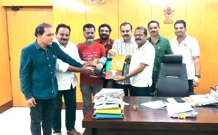 ଜିଲ୍ଲାପାଳ ଙ୍କୁ ଭେଟିଲେ ଓ ଜିଲ୍ଲା ର ବିଭିନ୍ନ ସମସ୍ୟା ଜଣାଇଲେ ଓଡ଼ିଶା ସାମ୍ୱାଦିକ ସଂଘ