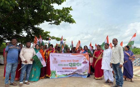 ଶିମିଳିପଦର ପଂଚାୟତ ଠାରେ ହର ଘର ତିରଙ୍ଗା ହର ଘର ସ୍ୱଚ୍ଛତା କାର୍ଯ୍ୟକ୍ରମ ଅନୁଷ୍ଠିତ