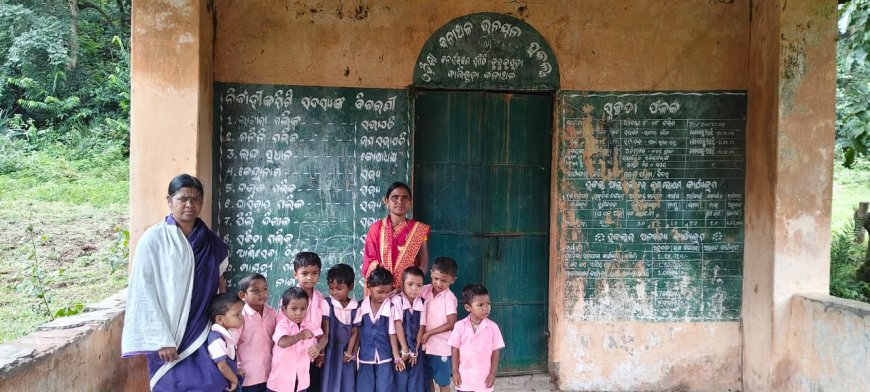 ଚାରିବର୍ଷ ହେବ ବନ ସଂରକ୍ଷଣ ସମିତି ବାରଣ୍ଡା ରେ ଚାଲିଛି ଅଙ୍ଗନୱାଡ଼ି କେନ୍ଦ୍ର