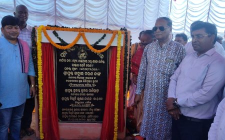 ଦହ୍ୟା - ତାଳପଦର - ଶଗଡା ଐତିହାସିକ ରାସ୍ତା ର ଭିତ୍ତିପ୍ରସ୍ତର ସ୍ଥାପନ