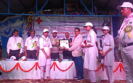 ୧୯ ତମ ଜିଲ୍ଲା ସ୍ତରୀୟ ଜୁନିୟର ରେଡ଼କ୍ରସ ତାଲିମ ଶିବିର ଉଦଘାଟିତ*- *ଭବିଷ୍ୟତ ନିର୍ମାଣ ଓ ସମାଜ ସେବା ରେ ଆସିବା ପାଇଁ ଏହା ହେଉଛି ପ୍ରକୃଷ୍ଟ ଶିବିର*- *ଜିଲ୍ଲାପାଳ*