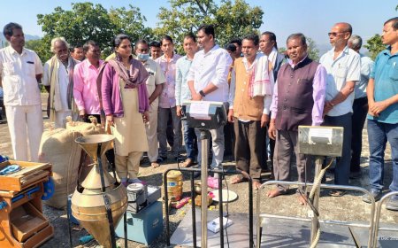 କୃଷି ସମବାୟ ସମିତି ବୋଡ଼େନରେ ଧାନ ମଣ୍ଡି ଉଦଘାଟନ