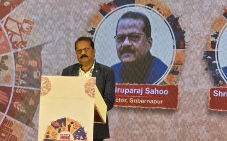 ନିଉଜ୍ ମେକର୍ ଅଫ ଦି ଇୟର ୨୦୨୫ ଆୱାର୍ଡ଼ ରେ ସମ୍ବର୍ଦ୍ଧିତ ହେଲେ ଜିଲ୍ଲାପାଳ ଡ. ନୃପରାଜ ସାହୁ...