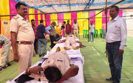 ବୋଡ଼େନ ପୋଲିସ ସମିତି ପକ୍ଷରୁ ରକ୍ତଦାନ ଶିବିର