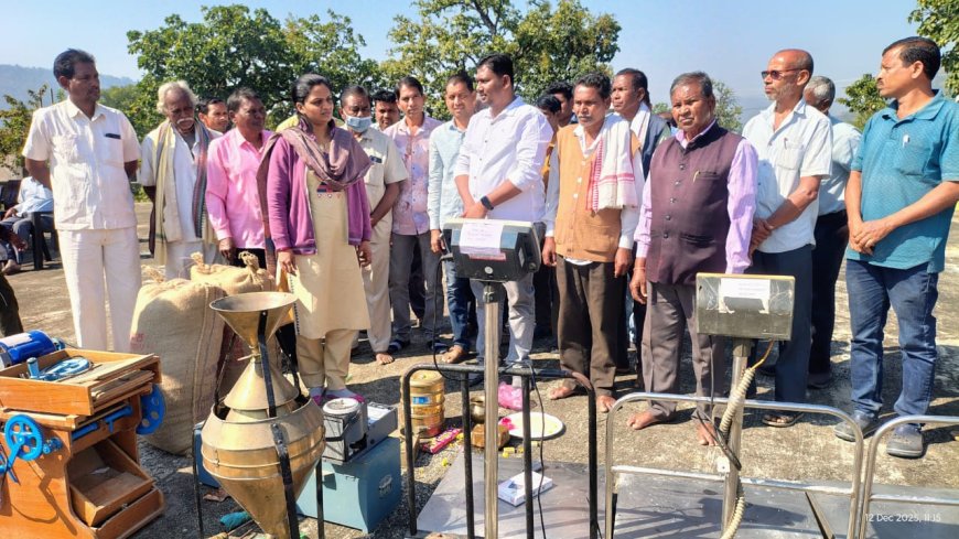 କୃଷି ସମବାୟ ସମିତି ବୋଡ଼େନରେ ଧାନ ମଣ୍ଡି ଉଦଘାଟନ