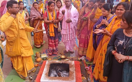 ନଅ କୁଣ୍ଡ୍ରିୟ ବିଶ୍ୱଶାନ୍ତି ଗାୟତ୍ରୀ ମହାଯଜ୍ଞ ଉଦଯାପିତ , ୬ ଜଣ ଦୀକ୍ଷା ଗ୍ରହଣ ଓ ୮ ଜଣ ମୁଣ୍ଡନ କାର୍ଯ୍ୟ