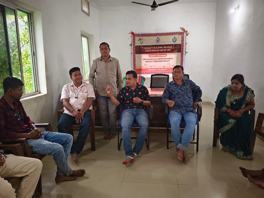 ଧର୍ମଗଡ,ଫାର୍ମର ପ୍ରଡୁସର ଗ୍ରୁପ ର ଦକ୍ଷତା ବୃଦ୍ଧି ତାଲିମ  ,