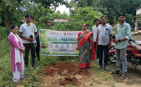 କର୍ଲାମୁଣ୍ଡା ବ୍ଲକର ବିଭିନ୍ନ ସ୍ଥାନରେ ସେବା ପକ୍ଷ ପାଳିତ !!