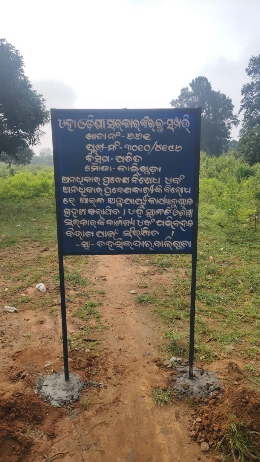 ସରକାରୀ ଜମିକୁ ନିଜର କହି ବିକି ଦେଇଥିଲେ ଜମି ମାଫିଆ, ପୁଣି ନିଜ ଅଧିନକୁ ନେଲା ପ୍ରଶାସନ l, ଆର୍. ଟି. ଓ ଙ୍କୁ ହସ୍ତାନ୍ତର l
